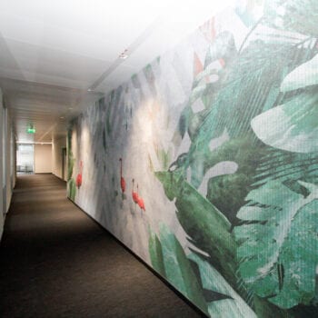 Bürogestaltung mit Tapeten von Skinwall und LondonArt - Interior Design Daunenspiel Wien