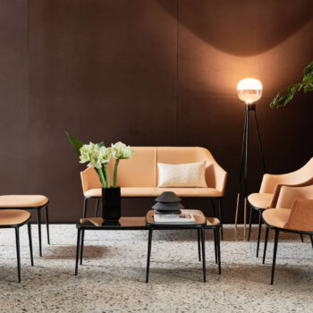Midj Lounge Gruppe Lea mit Couchtisch